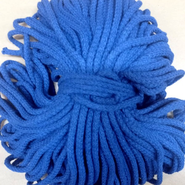 Шнур для одежды 6 мм., синий
