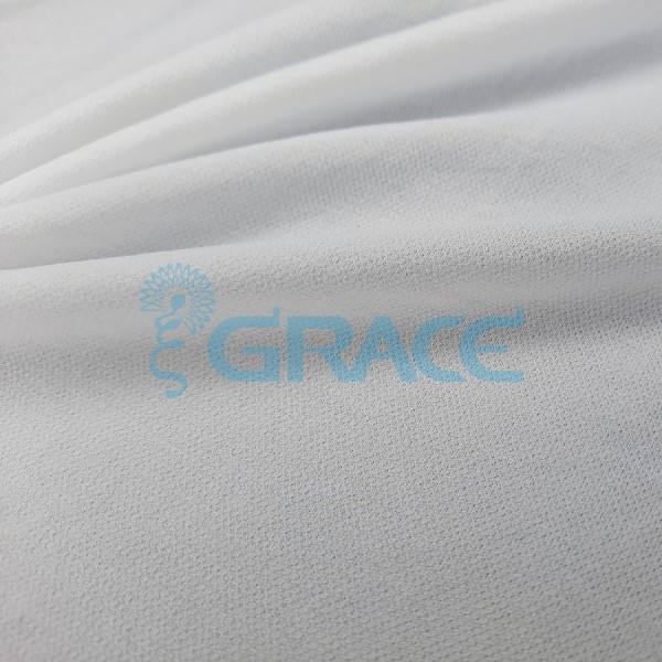 Ткань бифлекс подкладка для купальника трикотажная, цвет: белый