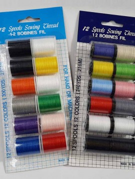 Нитки бытовые 270 м., 216 м.