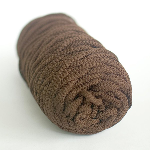 Шнур для одежды 6 мм., коричневый