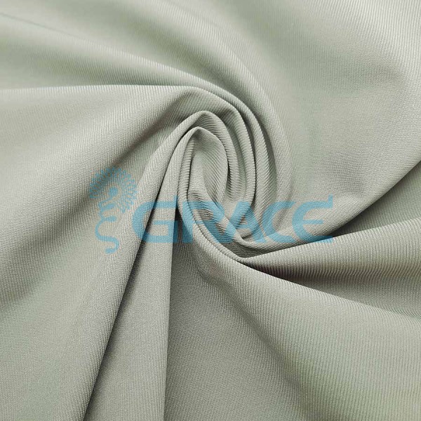 Ткань бифлекс матовый Carvico Revolutional 420 Sweet трикотажная, цвет: серый
