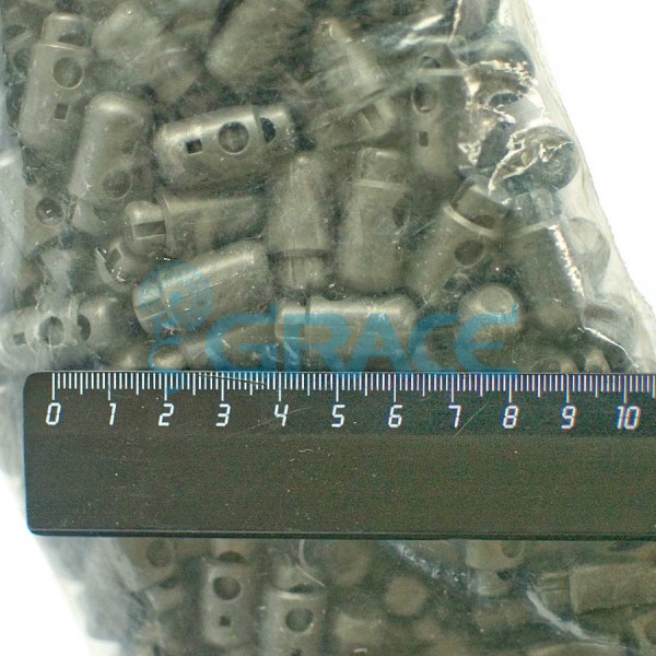 Фиксатор пластиковый для шнура Sto-13.50 (черный)