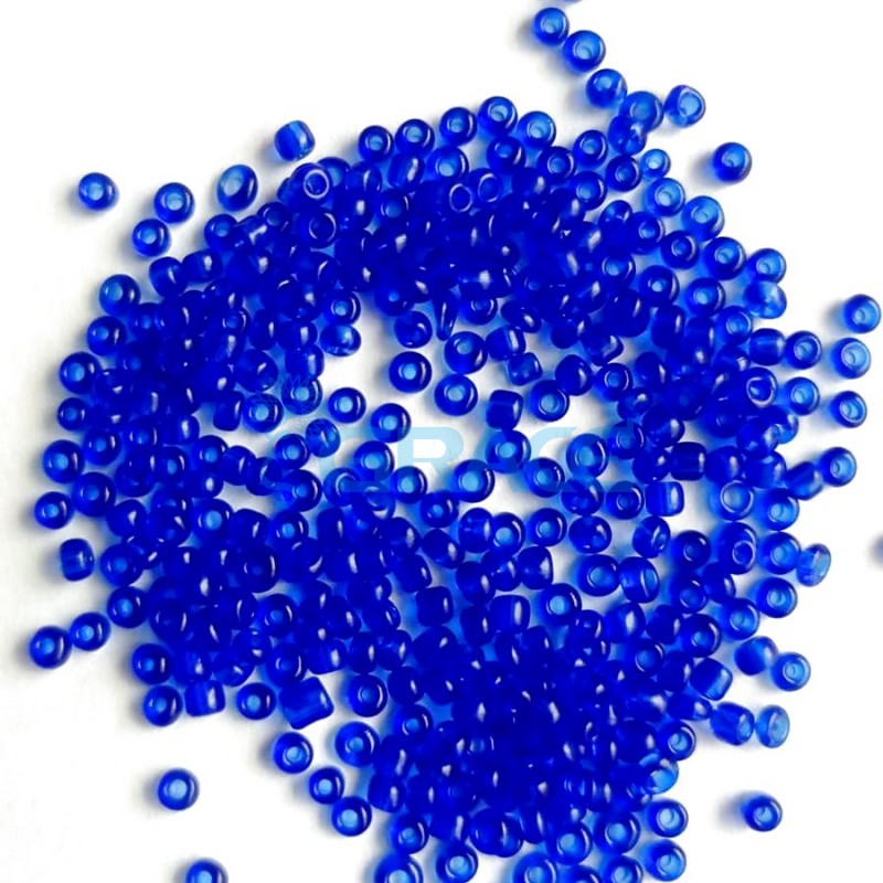 Бисер круглый 2 мм., цвет синий 4
