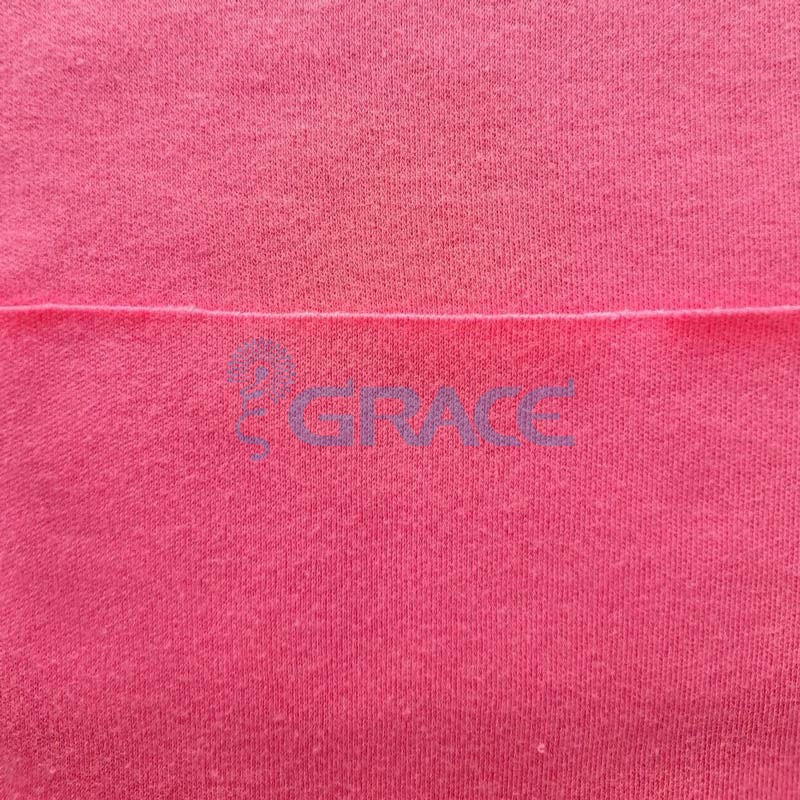 Интерлок нежного розового оттенка - ткань хлопковая трикотажная однотонная