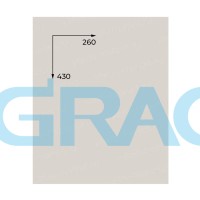 Картонная манишка 260х430 мм.