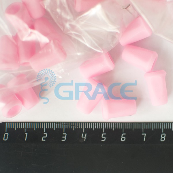 Наконечник пластиковый для шнура Dzw Yp - 01.50 (розовый)
