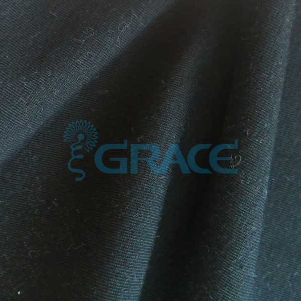Кулирка GVS38 - ткань хлопковая трикотажная, черная
