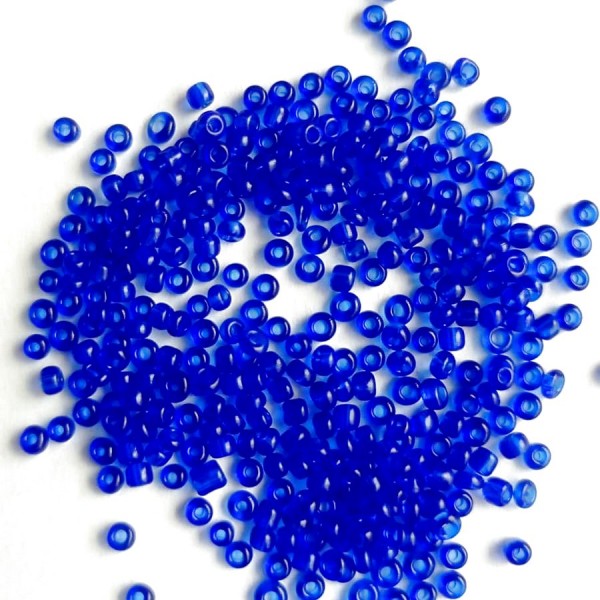 Бисер круглый 2 мм. (цвет: синий 4)