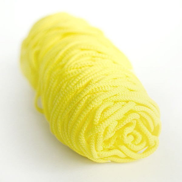 Шнур для одежды 6 мм., желтый