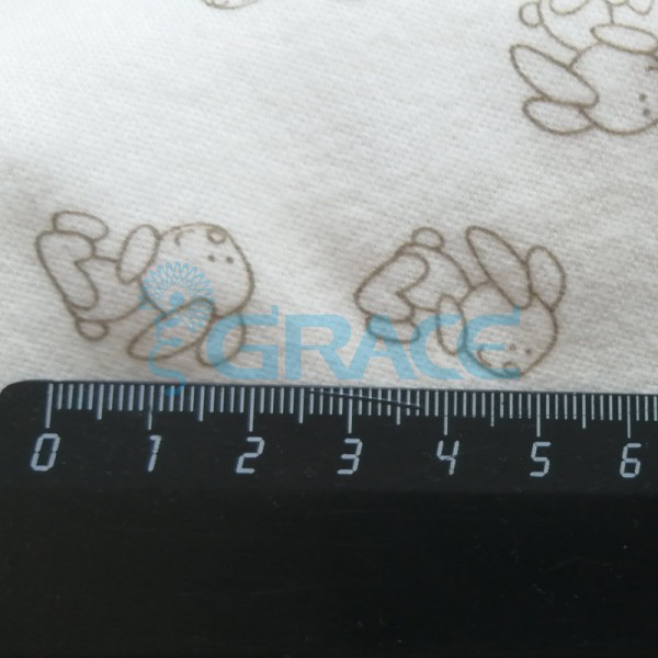 Интерлок зайцы - ткань хлопковая трикотажная с рисунком 