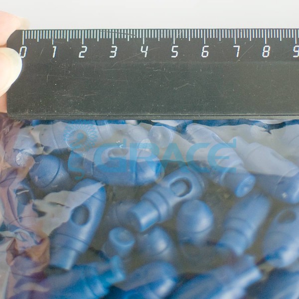 Фиксатор пластиковый для шнура Sto-13.50 (светло-синий)