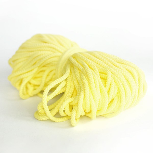Шнур для одежды 5 мм., желтый