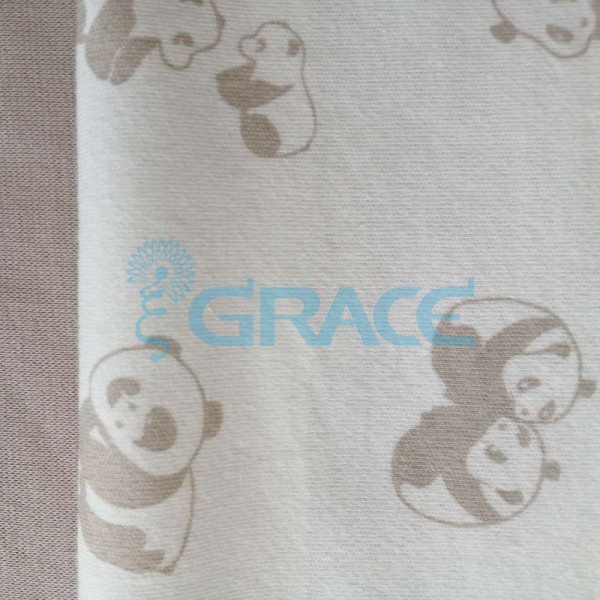 Коллекция интерлок с рисунком панда - ткань хлопковая, трикотаж