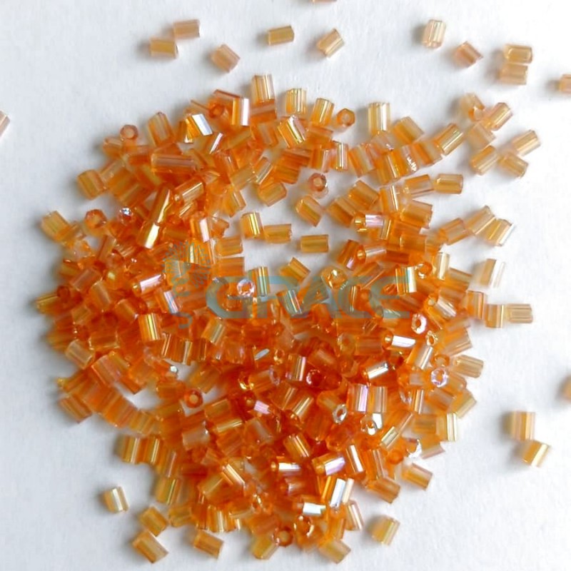 Бисер v3 мм., цвет оранжевый 23r