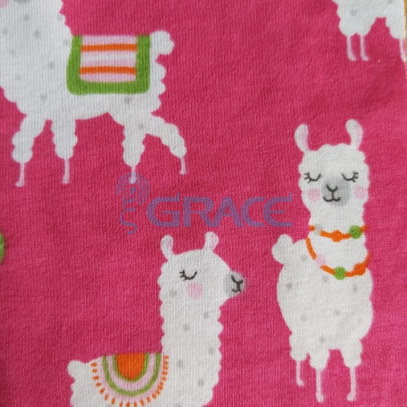 Кулирка - ткань хлопковая трикотажная, розовая с ламами