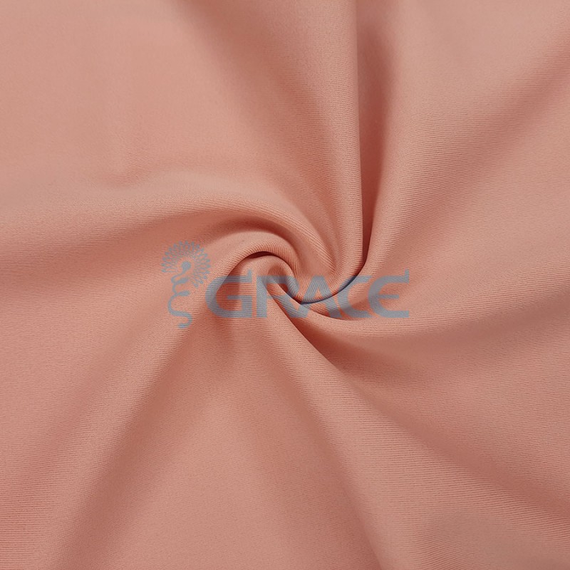 Ткань бифлекс Carvico Malaga трикотажная, цвет: персиковый (3286)