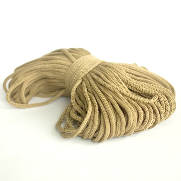 Шнур для одежды 4 мм., песочный
