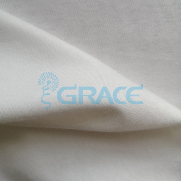 Интерлок GV105 - ткань хлопковая трикотажная, белая
