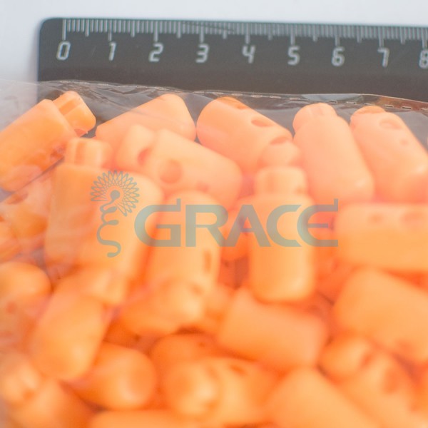 Фиксатор пластиковый для шнура Sto-13.50 (оранжевый)