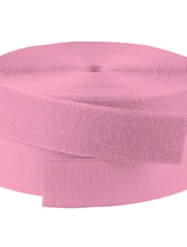 Лента контактная 25 мм., розовая