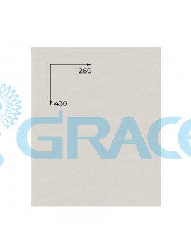 Картонная манишка 260х430 мм.