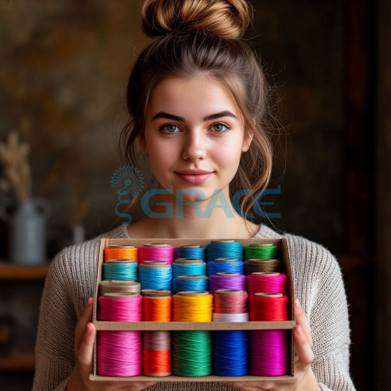 Нитки швейные 40/2 и 50/2 5000 ярдов