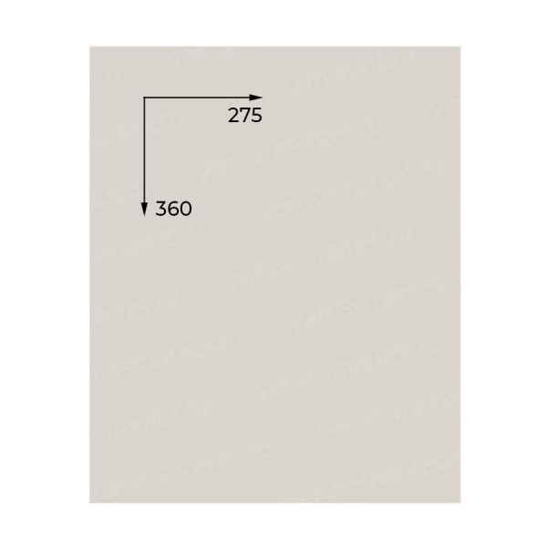 Картонная манишка 275х360 мм.