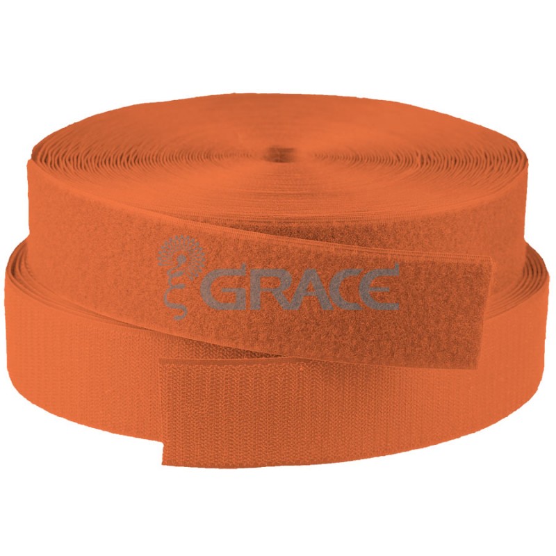 Контактная лента 25 мм., оранжевая