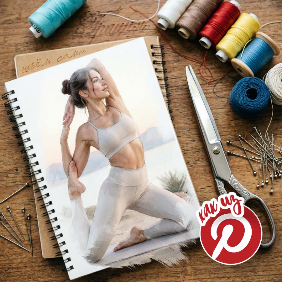 Шьем топ и леггинсы для занятий йогой как из Pinterest